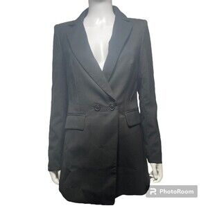 NWT re:named Renamed Black Career Blazer Size M